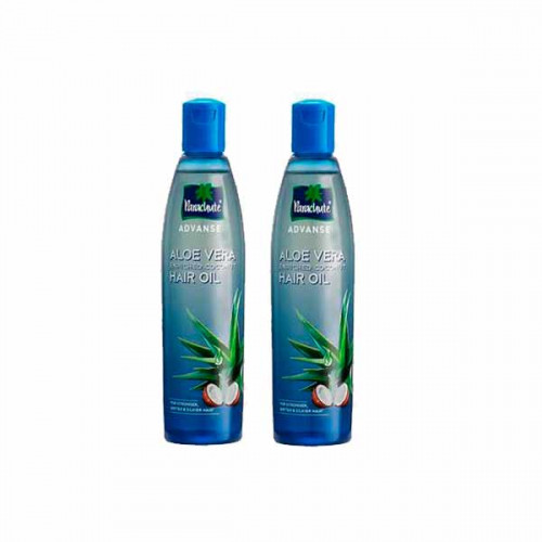 Parachute Aloe Vera Enriched Coconut Hair Oil 2 x 250ml -- باراشوت زيت جوز الهند للشعر الغني بالصبار 250 مل 2 حبة