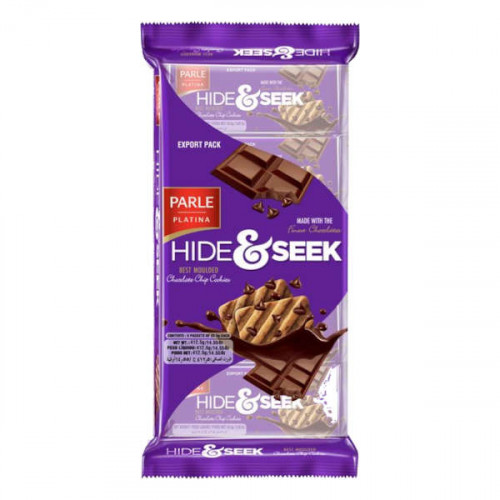 Parle Hide & Seek Chocolate Chip Cookies 5 x 82.5gm -- بارلي هايد آند سيك بسكويت الشوكولاتة 5 × 82.5 جم