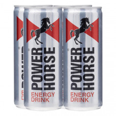 Power Horse Energy Drink 4 x 250ml - باور هورس- مشروب طاقة 4 × 250 مل