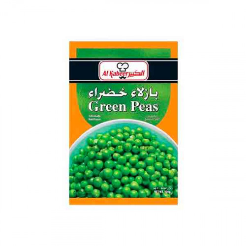 Al Kabeer Frozen Green Peas 400gm -- الكبير بازلاء خضراء مجمدة 400 جرام